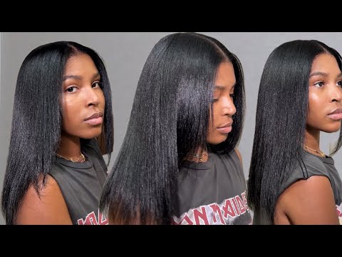 MY START TO FINISH SILK PRESS ROUTINE | LAKIASTAR
