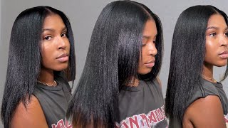 MY START TO FINISH SILK PRESS ROUTINE | LAKIASTAR