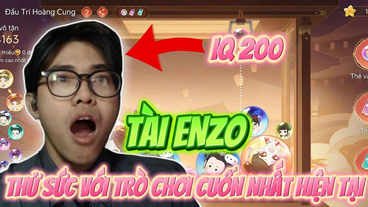 Tài Enzo thử sức cùng trò chơi 