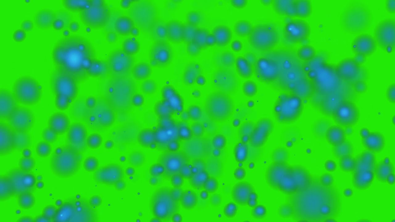FREE Green Screen Falling Blue Particles - Loop Effect Overlay