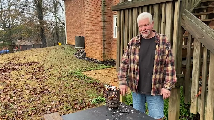 Ferro Rod Ignited Socks For A Wet Wood Fire