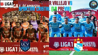 #laprevia | Universidad Cesar Vallejo VS Sporting Cristal | Fecha 13 torneo apertura🇵🇪⚽