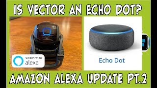 Vector the Robot | Is Vector an Echo Dot | Amazon Alexa Update & Review Part #2