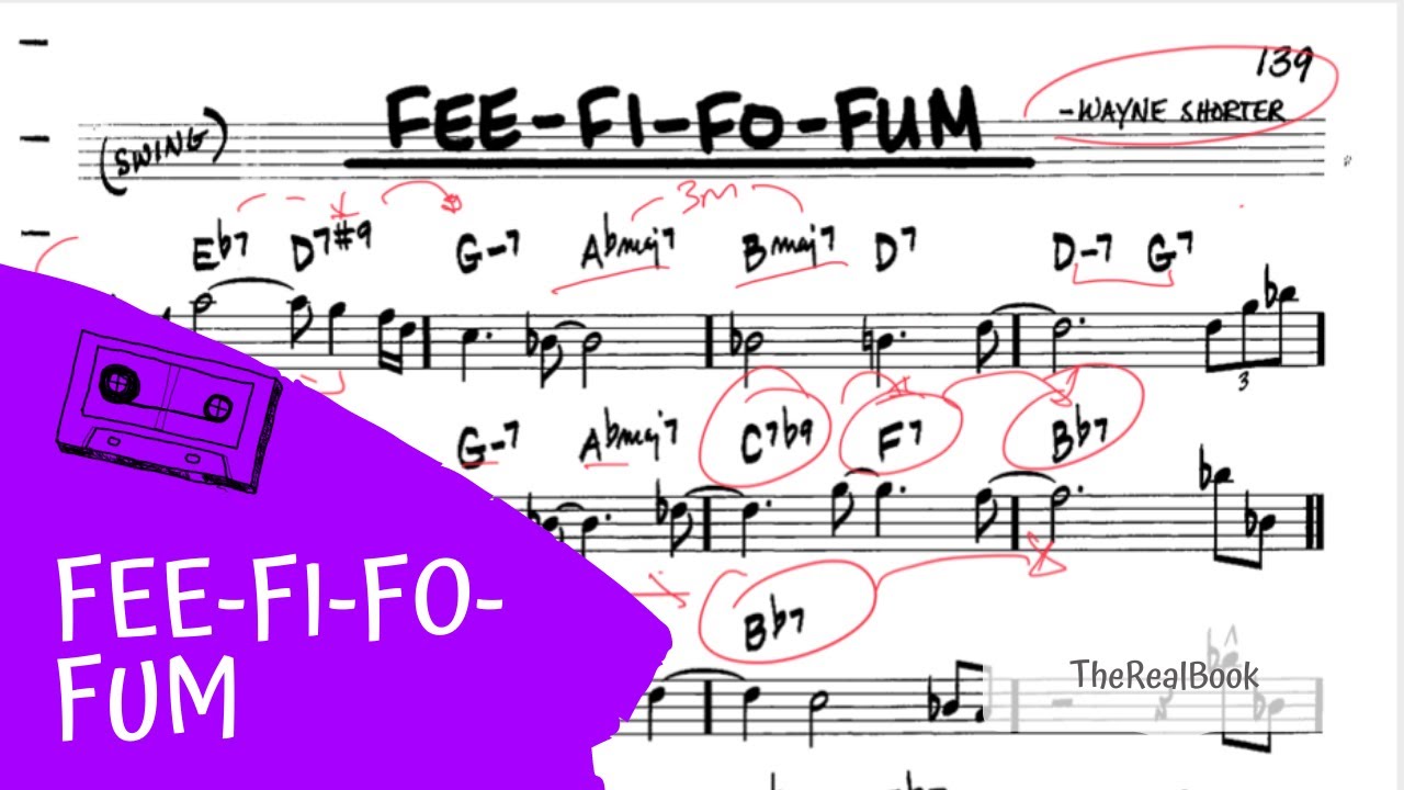 Fee Fi Fo Fum Real Book 116 YouTube