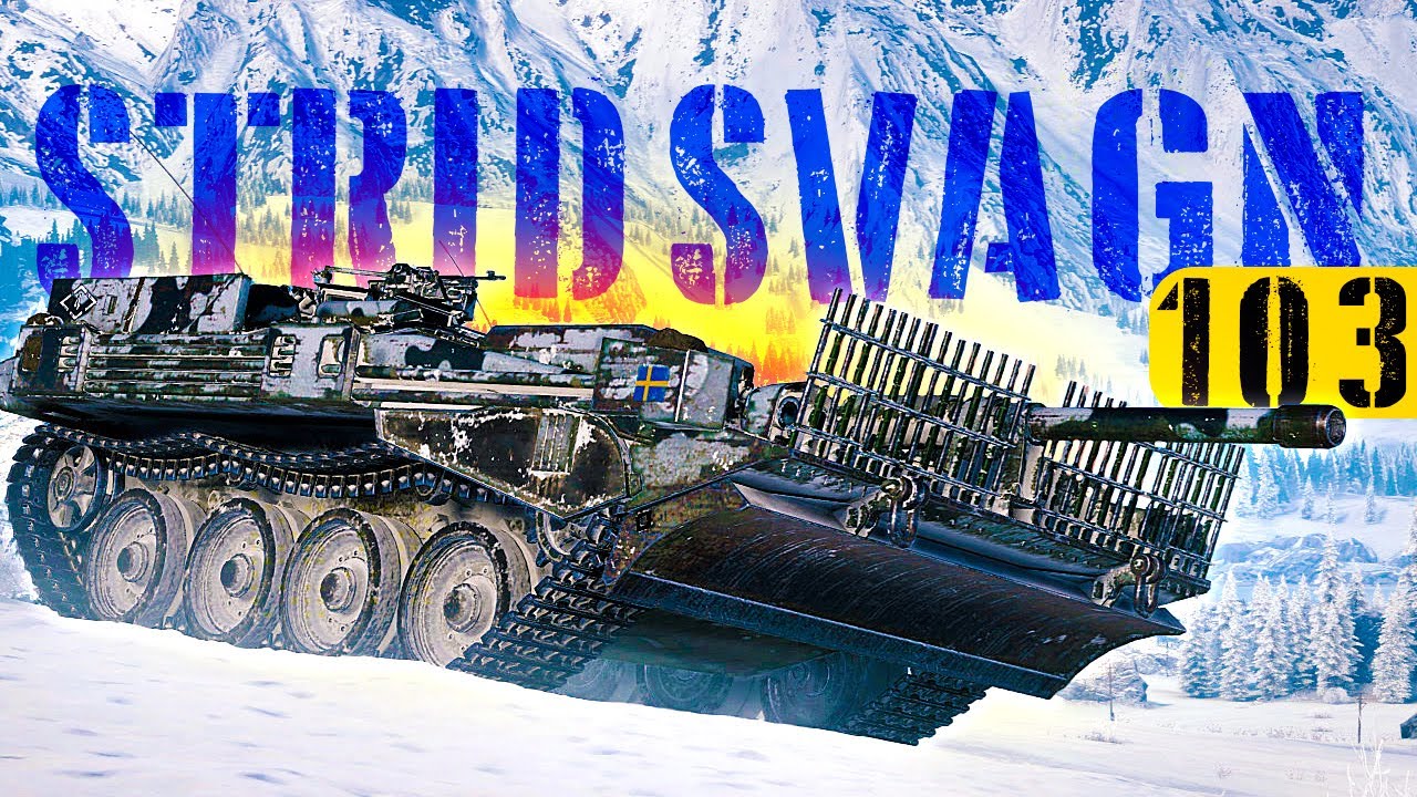 O INCRÍVEL TANQUE SEM TORRE: Stridsvagn 103