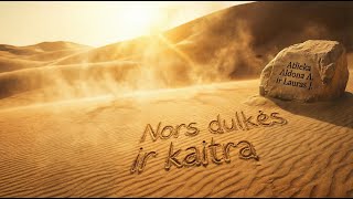 Giesmė O Kristau Nors Dulkės Ir Kaitra. Aldona Ancikevičienė Ir Lauras Jokūbpreikšas.