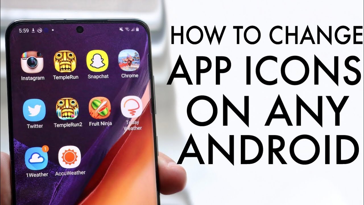 How To Change App Icons On Any Android 2020 YouTube