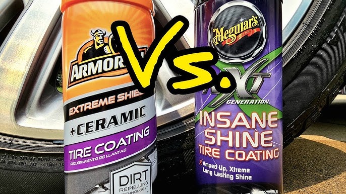 Meguiar's Endurance Gel VS Griot's Garage Black Shine Tire Gel Comparison  on my GTR. 