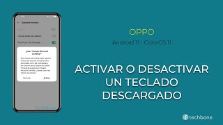 Activar o desactivar un Teclado descargado - Oppo [Android 11 - ColorOS 11] screenshot 3