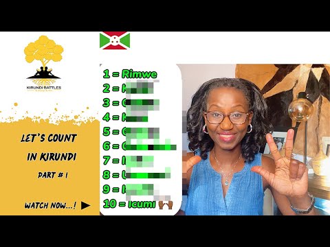 KIRUNDI How To Count Part 1 