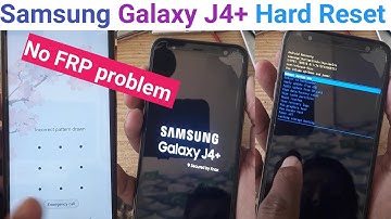 Samsung Galaxy J4 Plus hard reset No frp problem Samsung J4+ reset password