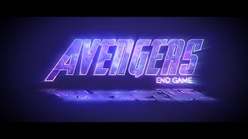 Avengers End game Title intro Animation  (After effects) - Template Free Download