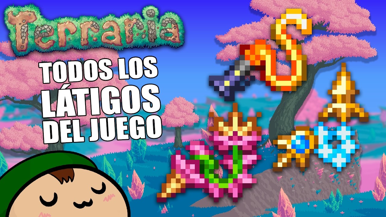 [Terraria 1.4.5] Todos Sobre los Látigos y Como Conseguir Cada Látigo en el Juego