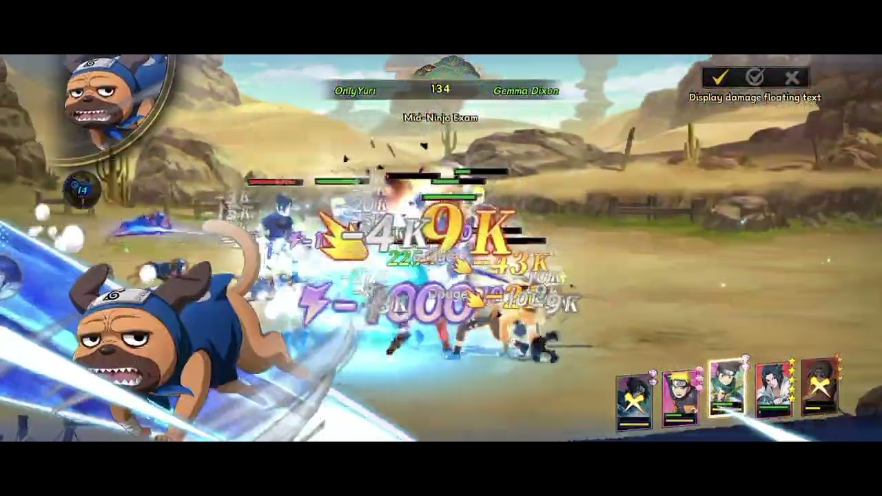 Naruto Online Mobile Game - 3,7Mln VS 5,3Mln Power 😜😎😎😎