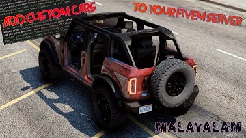 How to Install Cars In Your Fivem Server  Tutorial |Malayalam|2023