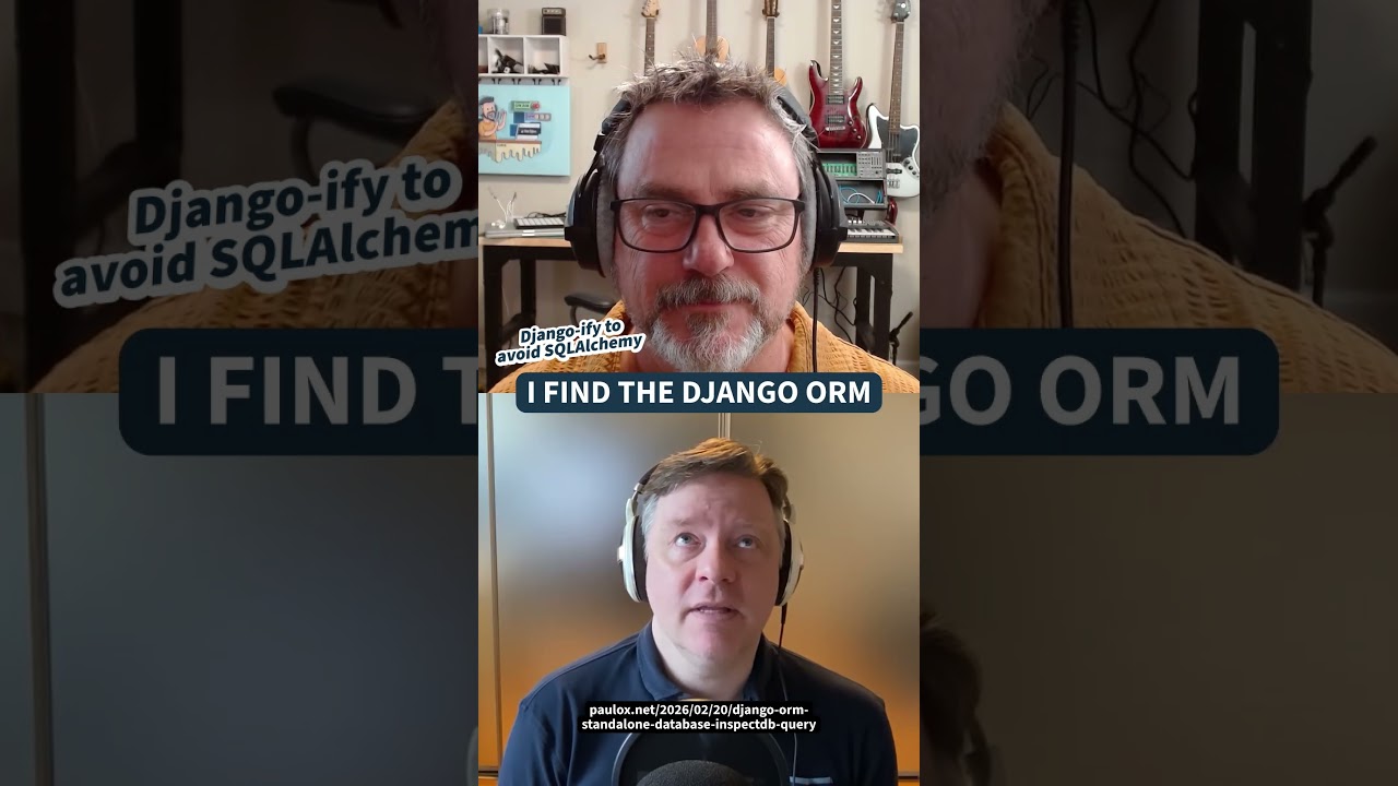 Django ORM as a Standalone Database Tool