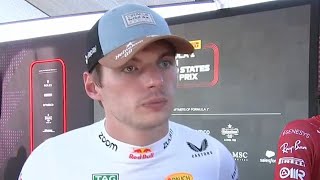 Max Verstappen: It was a clear penalty | Post Race Interview US GP 2024