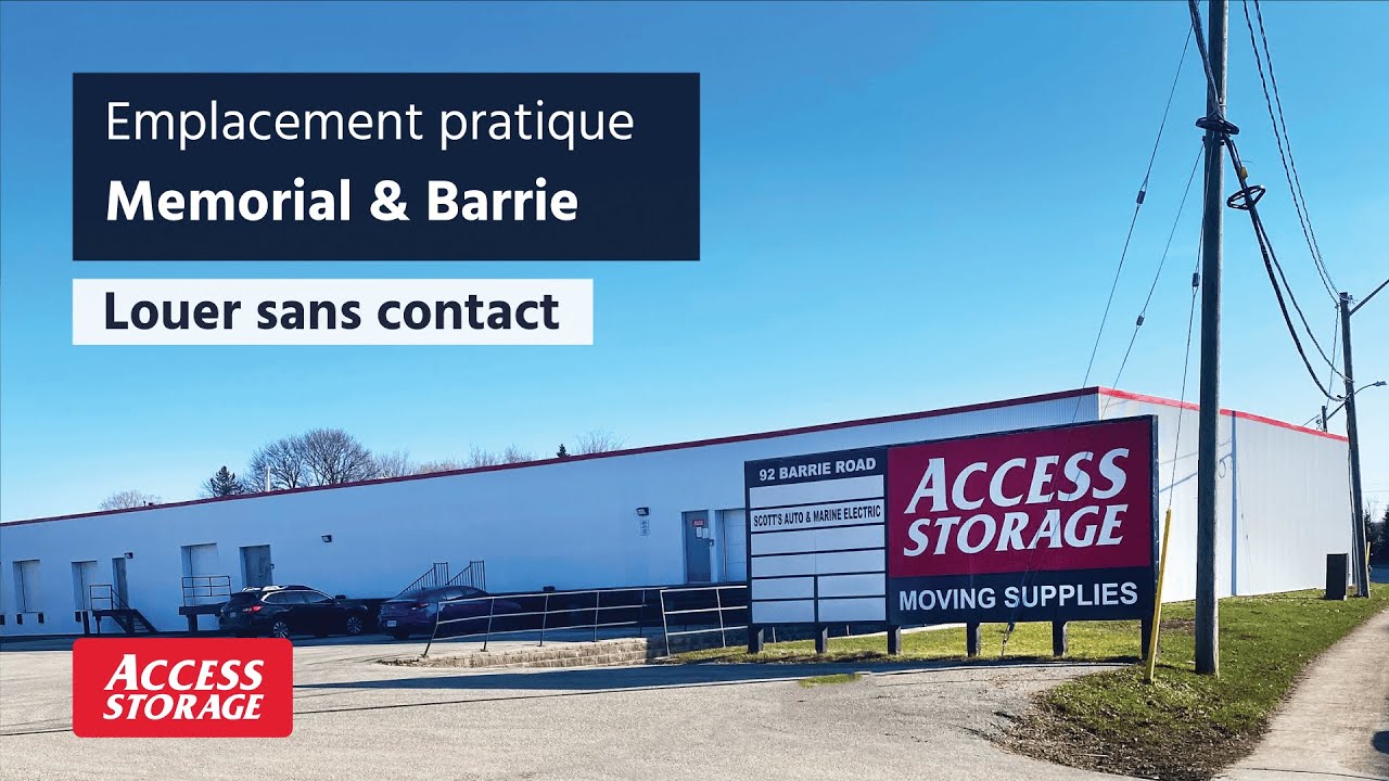 Access Storage Orillia FR YouTube