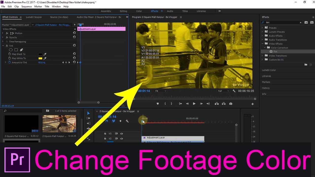 How To Change Footage Color In Premiere Pro YouTube How To Change Footage Color In Premiere Pro YouTube