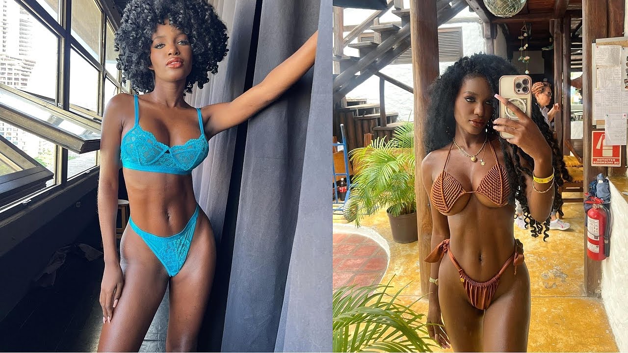 ️98 | Chica afrodescendiente bella y ESPECTACULAR modela en Tiktok