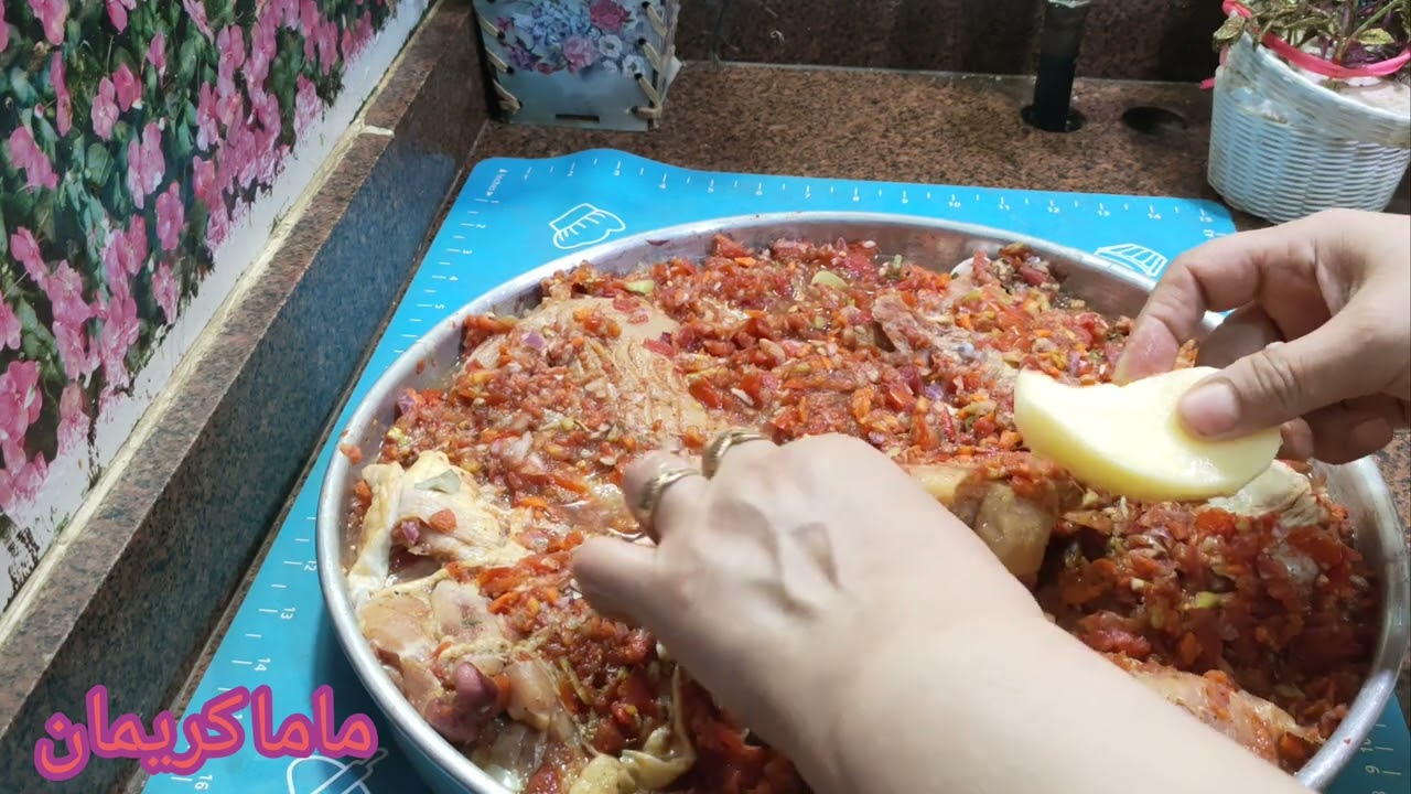 صنيه فراخ بالبطاطس بدون دهون لازيت ولا سمنه