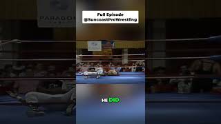 Play video: Jumbo Baretta's Incredible Suplex Of Full Force! No DQ Match. Suncoast Pro Wrestling 1989