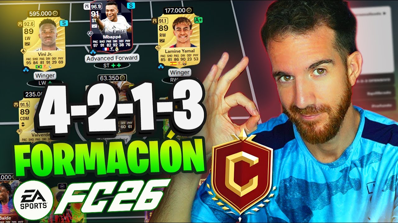 ⚽ La FORMACION más CHETADA en FC 26 | MEJOR TACTICA y ROLES para COMPETIR