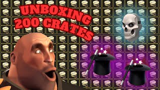 OPENING 200 TEAM FORTRESS 2 CRATES #unboxing #teamfortress2 #tf2 #opening
