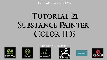 Tutorial 21 - Creating Color ID Maps | Substance Painter and Character Creator 3 Tutorial
