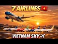 🇻🇳 7 Vietnamese Airlines ✈️ | One Sky One Dream (Aviation Song)#viralvideo #aviation #sgn #edm