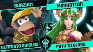 Path to Glory 19 - Burzum (Diddy Kong) vs Manhattan (Palutena) - Winners Quarter-Final