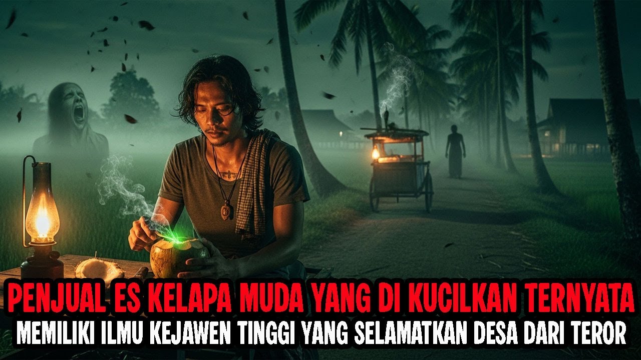 PEMUDA PENJUAL ES KELAPA MUDA INI SELAMATKAN DESA DARI TEROR KIRIMAN DUKUN SAKTI - CERITA HOROR