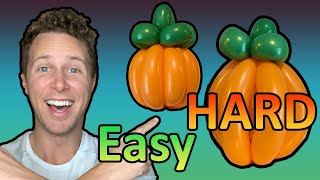 Balloon Pumpkin Tutorial (How To Make) Beginner Twisting