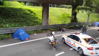 Bukit Timah Fatal Bike Crash - Van Driver Arrested