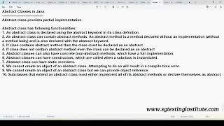Core Java OOPS Part - 33 | Abstract | Abstract Class in Java