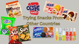 Trying Snacks I Can't Get in the US | Food Review by Monica Laurette 48 views 3 weeks ago 11 minutes, 50 seconds