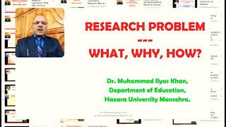 Research Problem: What, Why, How?