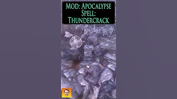 Checkout the THUNDERCRACK spell from the Skyrim Spell Mod APOCALYPSE! #shorts