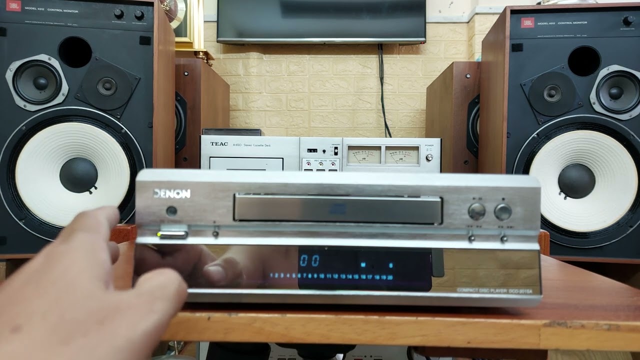 DENON DCD-201SA 動作良好 Denon PRESTA CDプレーヤー シルバー DCD 