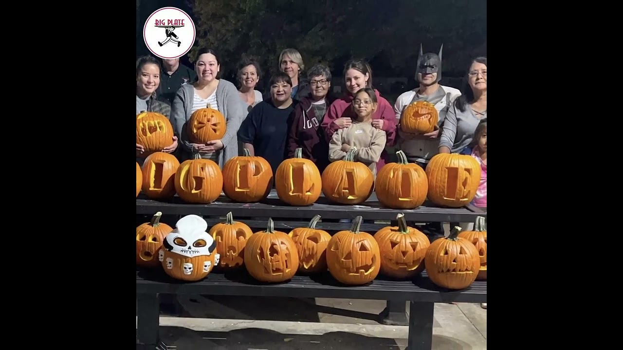 Big Plate's Annual Team Pumpkin Carving