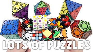 Huge Non-WCA Unboxing! Clover Puzzles, Fisher Wheel of Time, Twisty Skewb, and More! | TheCubicle.us