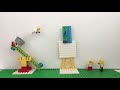 Stop Motion: Lego Man Sets World Record In High Jump