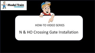 MTT Motorized Railroad Crossing Gate Installation (N & HO Scale)