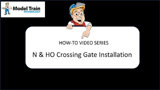 MTT Motorized Railroad Crossing Gate Installation (N & HO Scale)