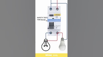 Electrical Safety Demo | RCCB with Two Lamps Short Circuit Test.