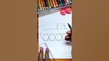 How to draw tank || Tank Drawing #shorts #Drawing #shortvideo #youtubeshort