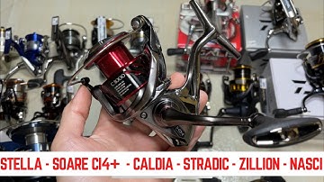 Máy Câu Nhật : Stradic, Stella, Nasci, Soare Ci4+, Zillion, Stezz, Team Daiwa - Video 1218