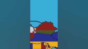 Beginner Scale Belarus and Baltics #shorts #minecraft #map #belarus #lithuania #latvia #eastonia