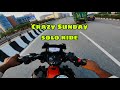 Solo sunday ride | crazy super bike lineup