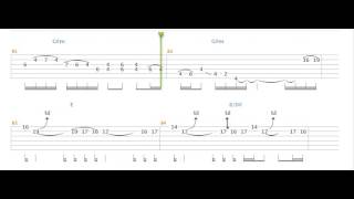 Video thumbnail of "Aun estas en mis sueños - Rata Blanca (TAB Guitarra Distorsionada)"